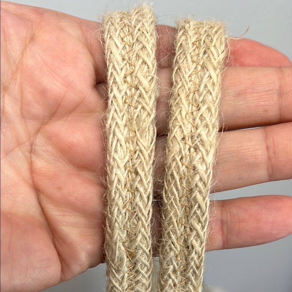 Antik Kraft Tan Floral 🌺 Shoulder Bag | 100% Jute | Magnetic Closure ✨ - Picture 7 of 11